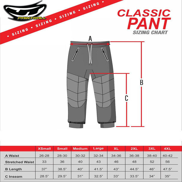 JT Classic Paintball Pants Spring Blue/Orange | Badlands+F653