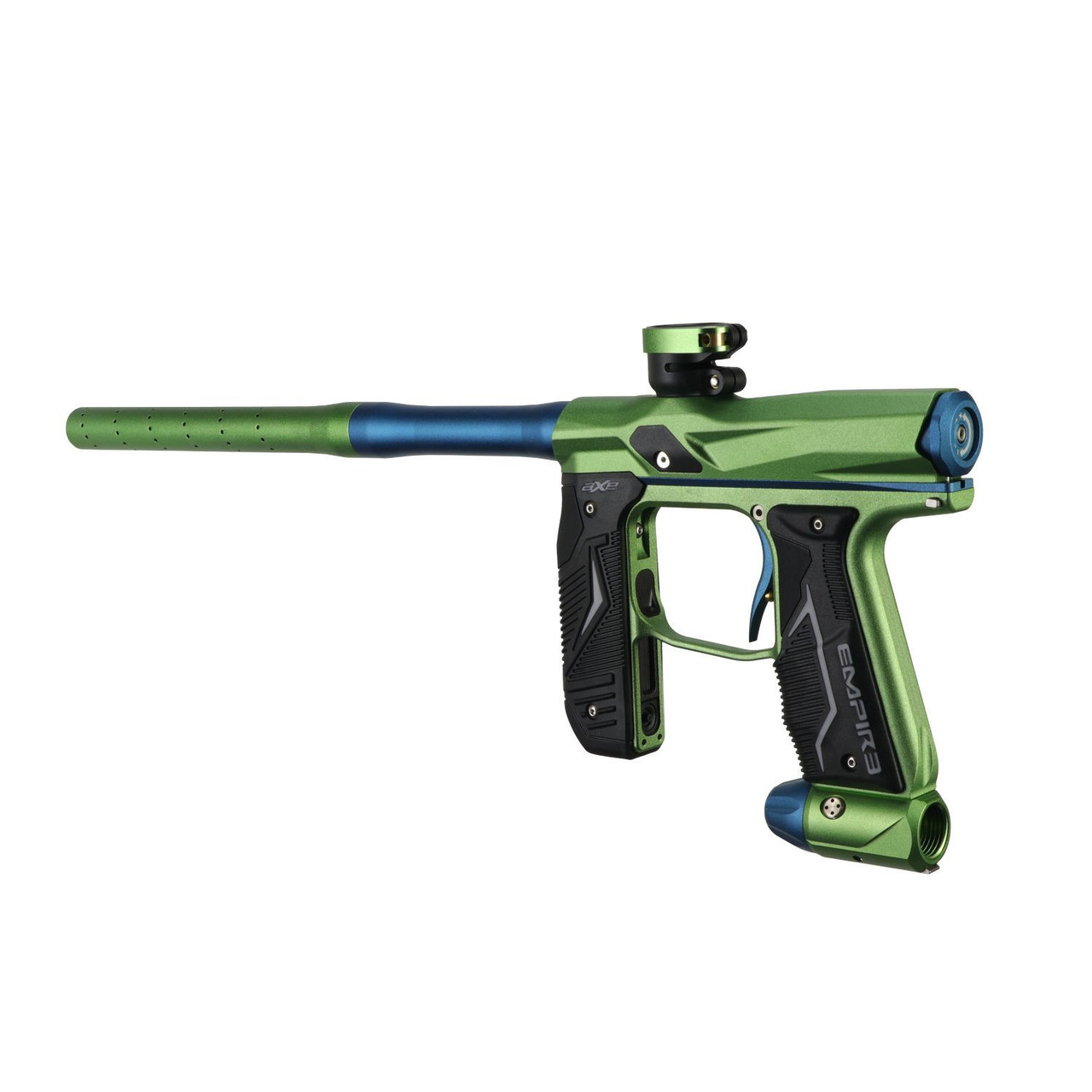 オリンパス　ペンFT Empire Axe 2.0 Redline Paintball Gun Mantis Green/Savoy Blue