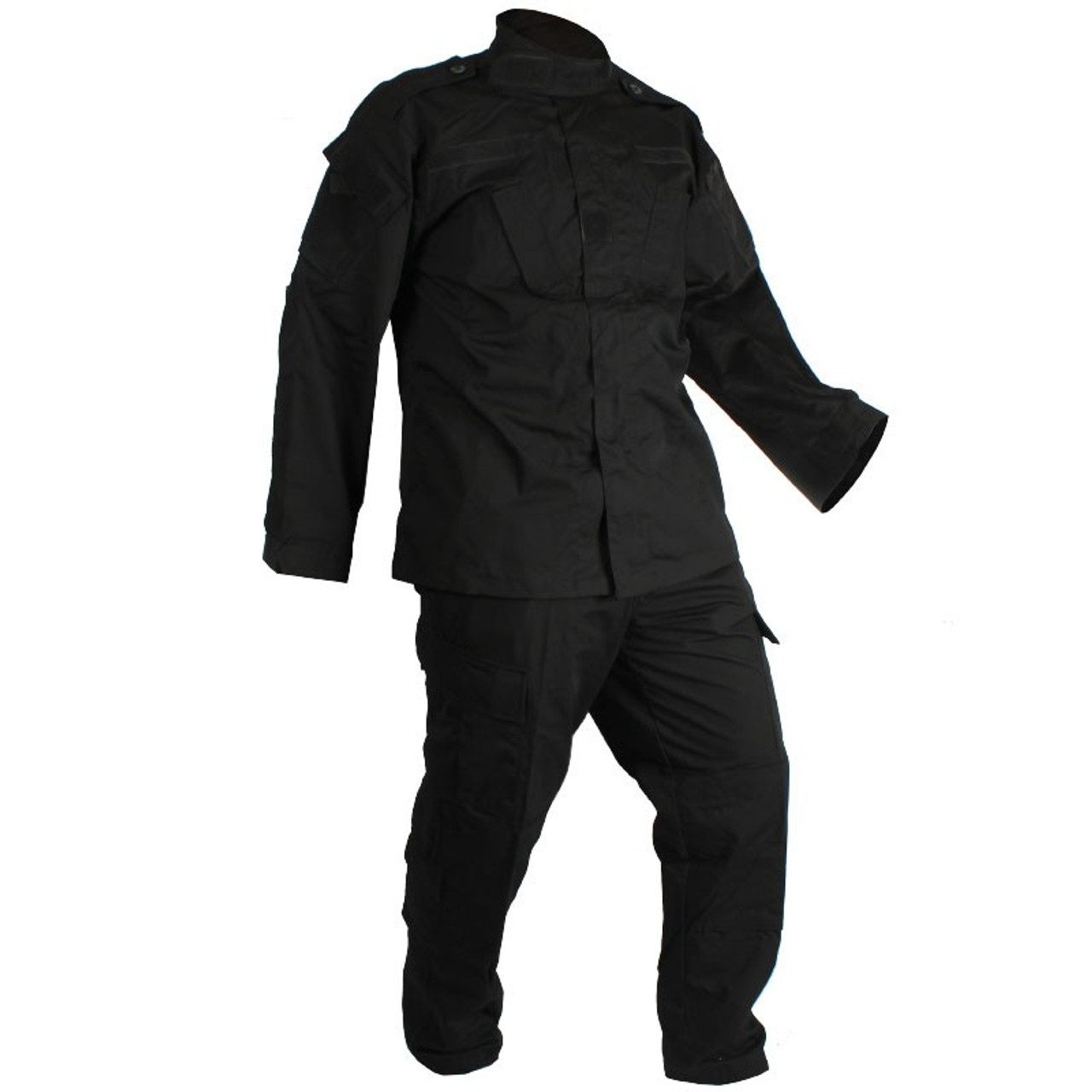 Combat Uniform - 2 Piece Set - Pants and Jacket - Black