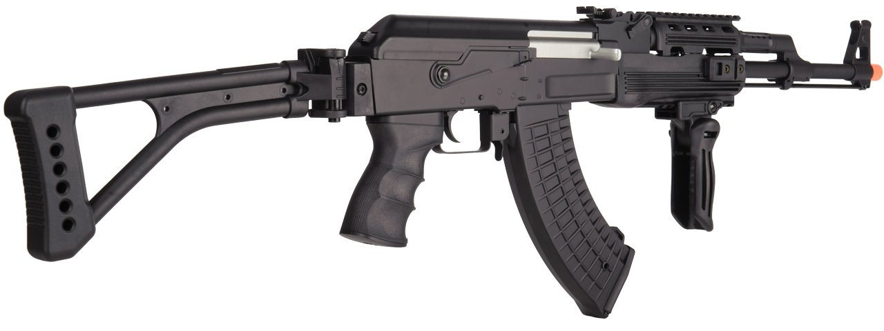 Lancer Tactical AK AEG Airsoft Rifle with Folding Stock