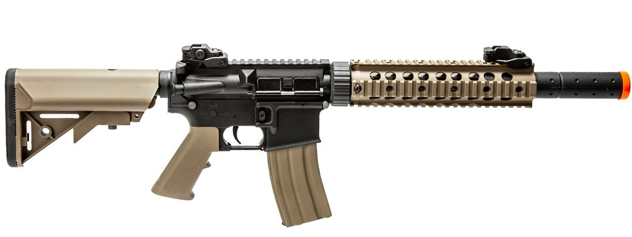Lancer Gen 2 M4 SD Long AEG Airsoft Rifle - Black/Dark Earth