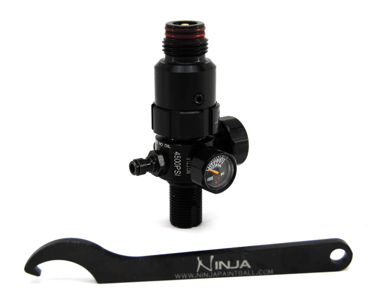 Ninja Flex Adjustable Tank Regulator 4500 PSI Badlands Paintball Gear