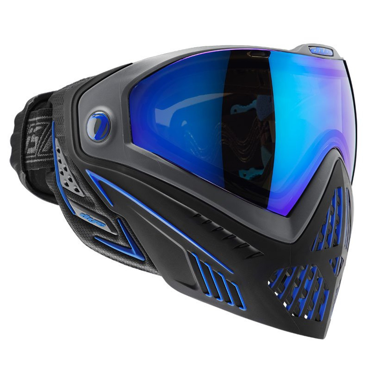 DYE i5 Paintball Mask Thermal Storm Black/Blue Badlands Paintball Gear  Canada