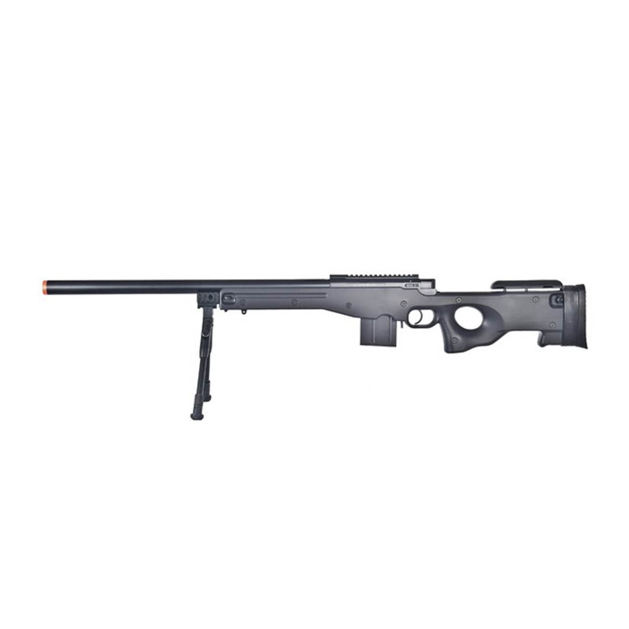 Wellfire MK96 AWS Bolt Action Sniper Rifle with Bipod - Black 