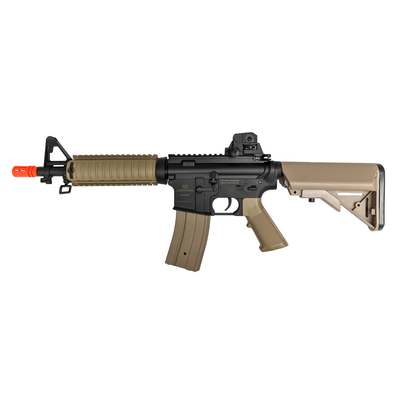 Air Raid AR6MM M4 Airsoft Rifle Combo Black/Tan | Badlands
