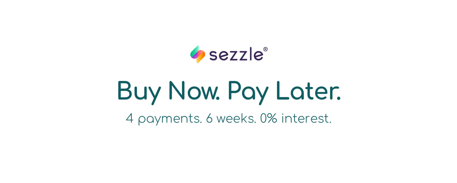 Banner - Sezzle - Buy now, pay later.
