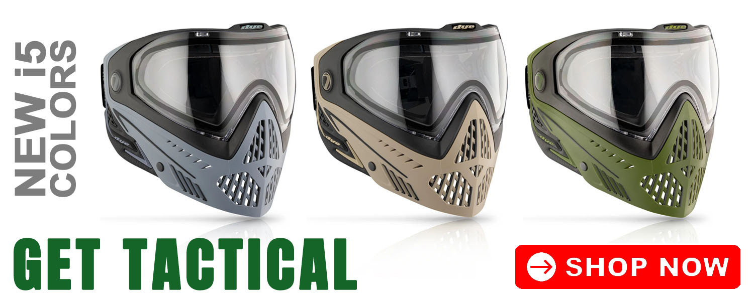 Banner - Introducing new Dye i5 Paintball Mask colors