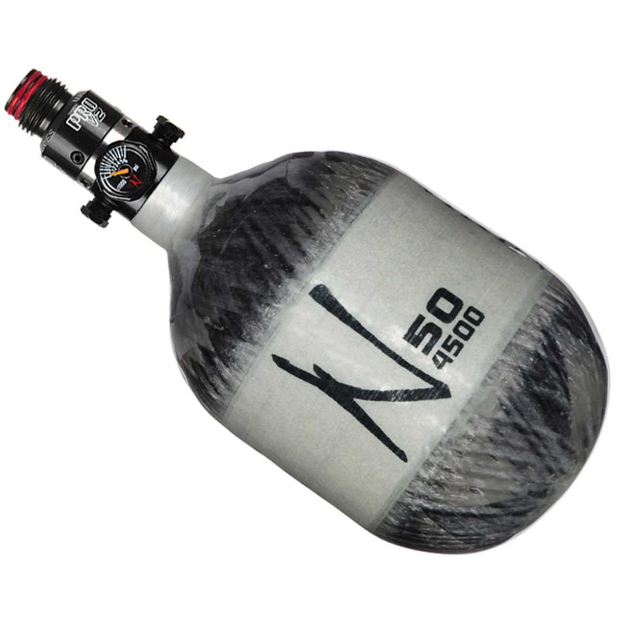 Ninja 50/4500 Paintball Tank Grey Lite Badlands Paintball Gear Canada