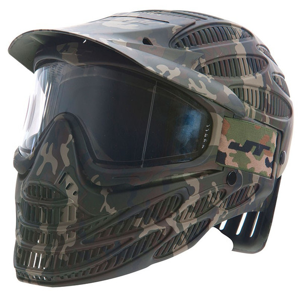 JT Flex 8 Full Coverage Paintball Mask Thermal Camo