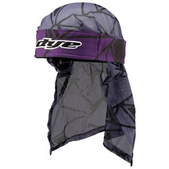 Dye Head Wrap Infused Purple/Black/Grey