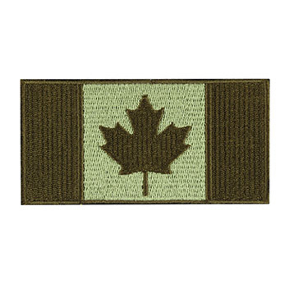 Patch - Canadian Flag - 4X2 - Olive