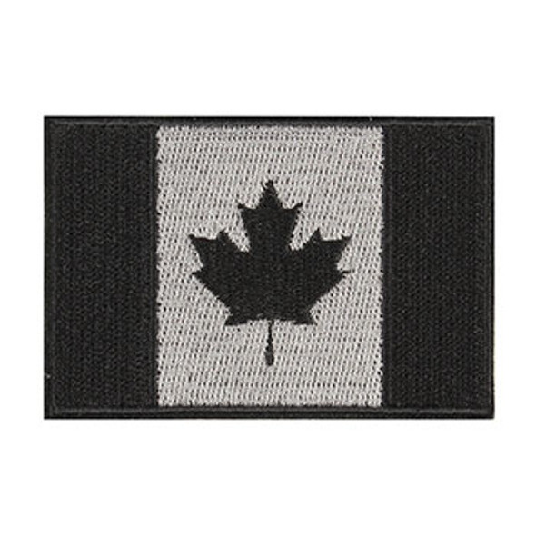 Patch - Canadian Flag - 3X2 - Black