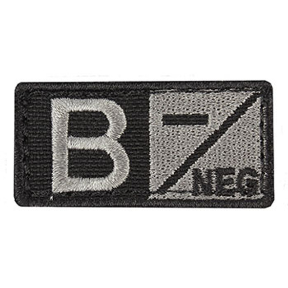 Condor Patch - Blood Type B- Black