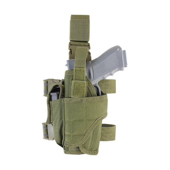 Condor Tornado Tactical Leg Holster Olive OD - Left hand 