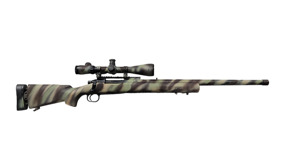 Handpainted Camo Airsoft Bolt Action Rifle - Preowned