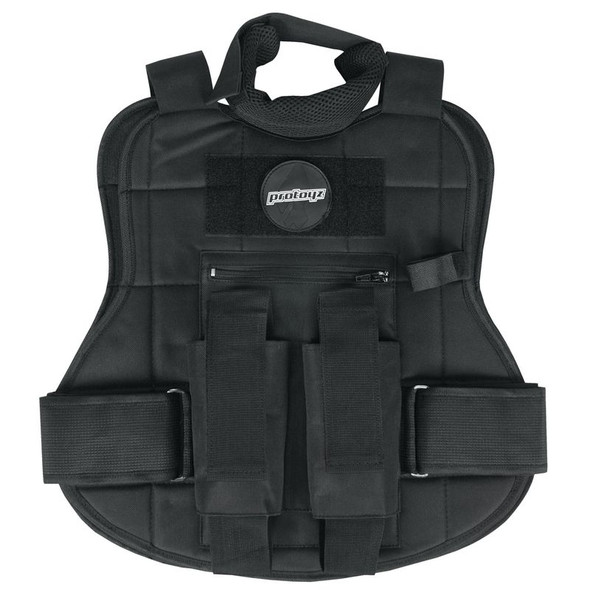 Protoyz 5 in 1 Chest Protector V2 Black as seen on Badlands Paintball Canada