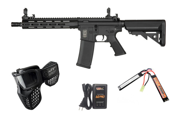 Specna Arms F03 FLEX Airsoft Rifle Starter Package – Black