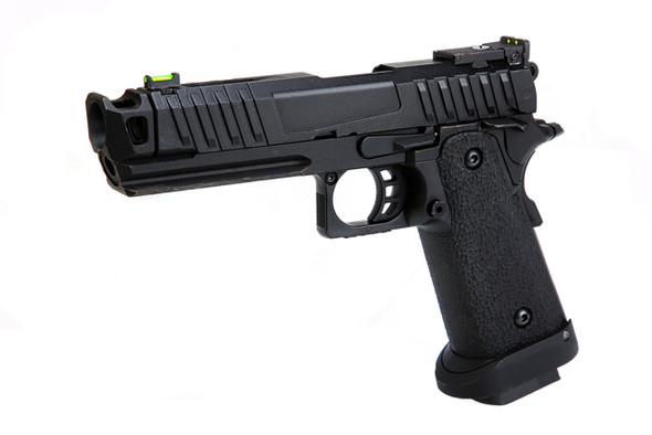 TroiKa MK1 Hi-Capa CO2 Airsoft Pistol with Full Metal Slide – Black