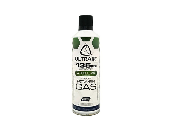ULTRAAIR Green Gas 8.5 oz bottle with silicone for airsoft guns