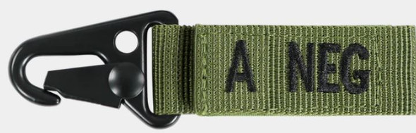 Condor Blood Type Key Chain A- OD as seen on Badlands Paintball