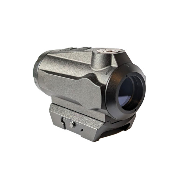 KS5 red dot optic with short Picatinny rail mount - rear view