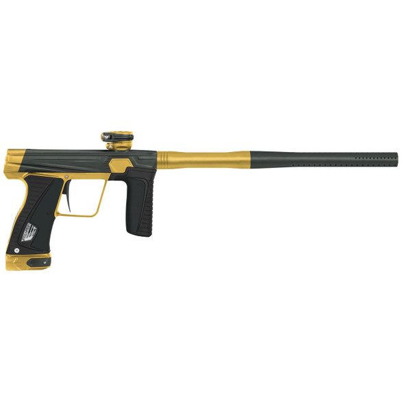Planet Eclipse Gtek 180R Paintball Gun in Charcoal/Gold with S63 barrel and OLED display