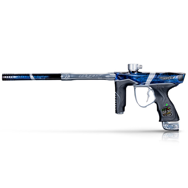 DYE M3+ Paintball Gun - Flow Indigo/Clear PGA