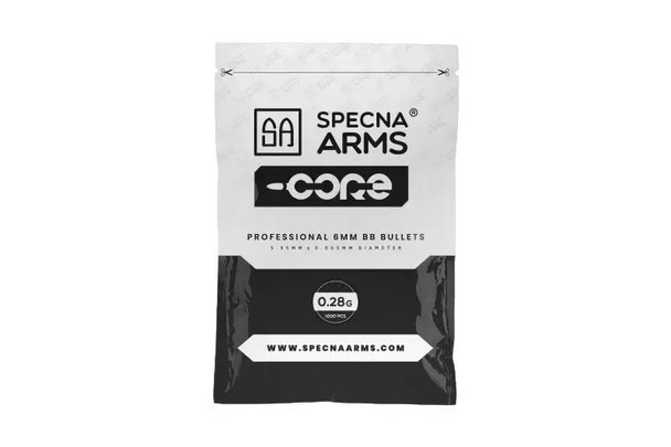 Specna Arms Airsoft 6mm BB CORE 0.28g 1000ct White