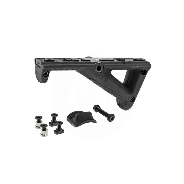 Universal angled foregrip for Picatinny KeyMod and M-LOK rails black