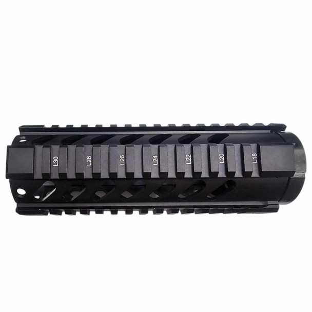 Tactical 7 inch M4 CQB RAS Metal RIS Free Float Picatinny Rail Handguard - Black