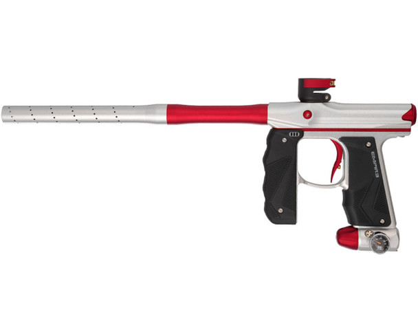 Empire Mini GS Paintball Gun w/ 2pc Barrel - Silver/Red as seen on Badlands Paintball
