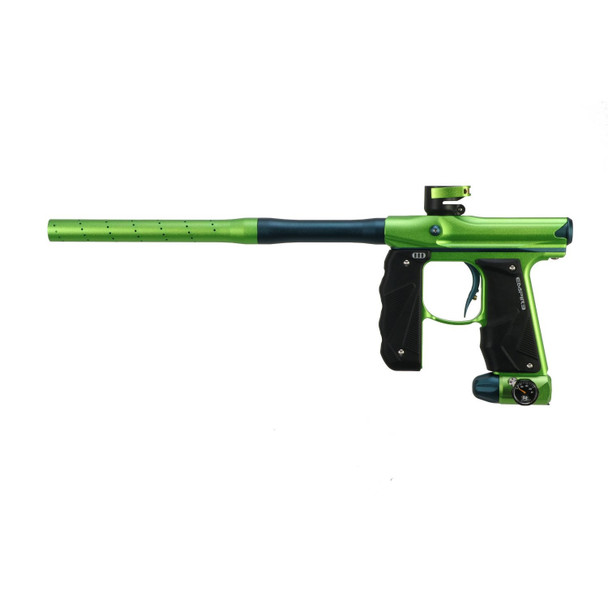 Empire Mini GS Paintball Gun w/ 2pc Barrel - Cadmium Green/Admiral Blue as seen on Badlands Paintball