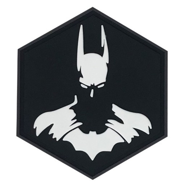 Hexagon PVC Morale Patch – Dark Knight Edition