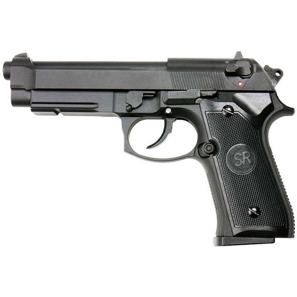 SR92 A1 Full-Auto CO2 Airsoft Pistol with Metal Slide – Black