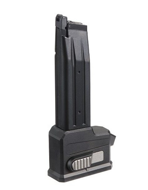Lancer Tactical HPA M4 Magazine Adapter for Hi-Capa Airsoft Pistols – CNC Aluminum with Steel Valve