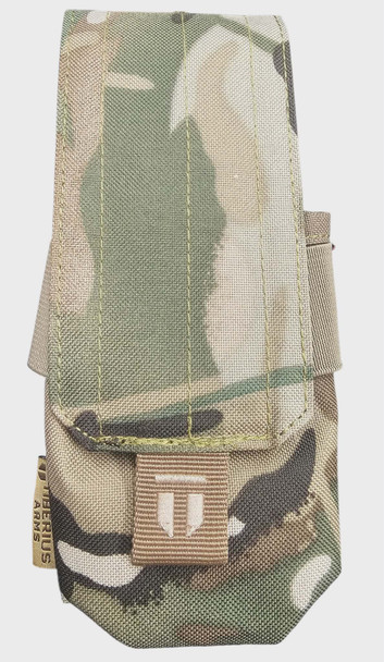 Tiberius Double AK/M4 Magazine Pouch - Camo  as seen on Badlands Paintball