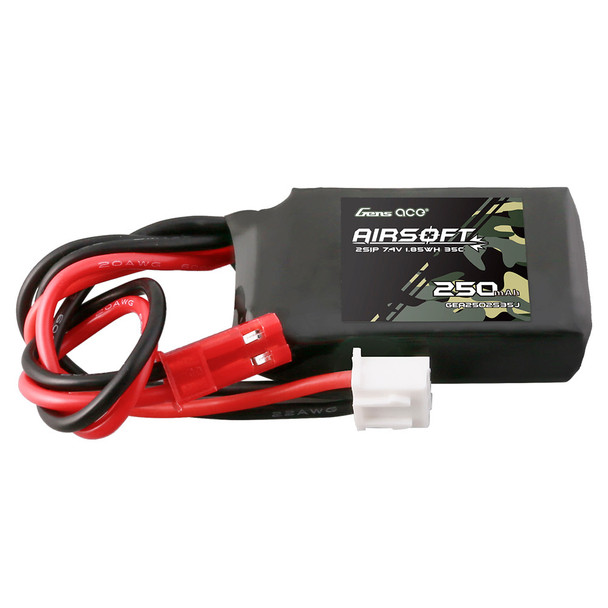 Gens Ace 7.4V 250mAh 35C Li-Po Mini Brick JST battery for PolarStar Fusion Engine HPA systems