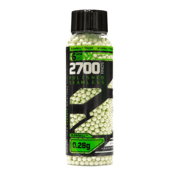 HK Army Hostile 0.25g tracer airsoft BBs 2700 count green bottle