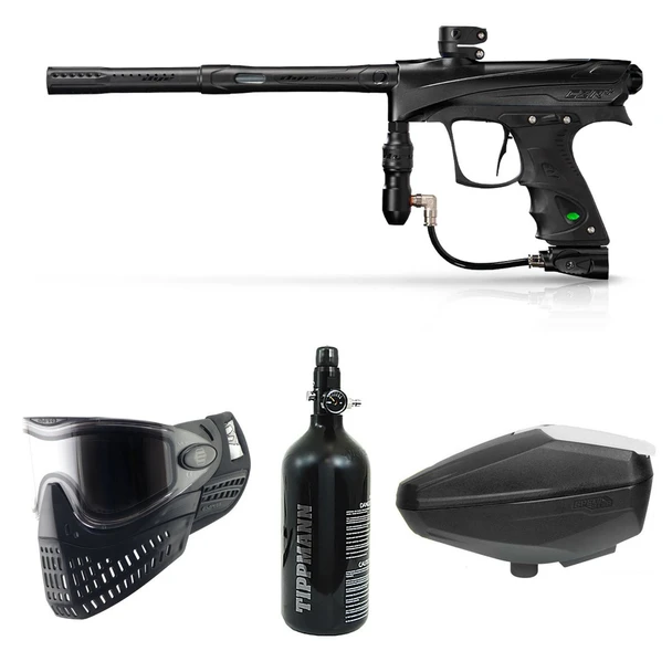 Dye CZR+ Paintball Gun Package – Black/Gold Dust