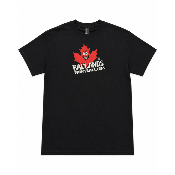 Badlands Paintball black Classic Logo T-shirt on Gildan 5000 Heavy Cotton