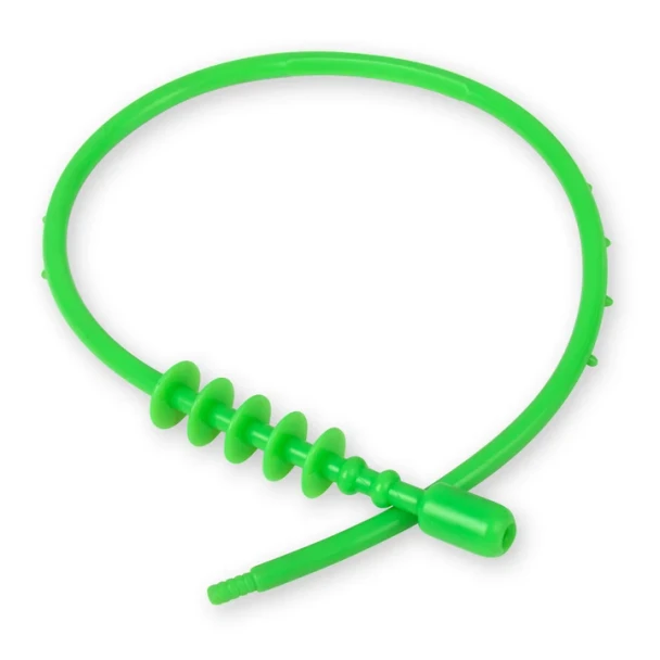 Flex Pull-Through Squeegee - Lime Green as seen on Badlands Paintball
