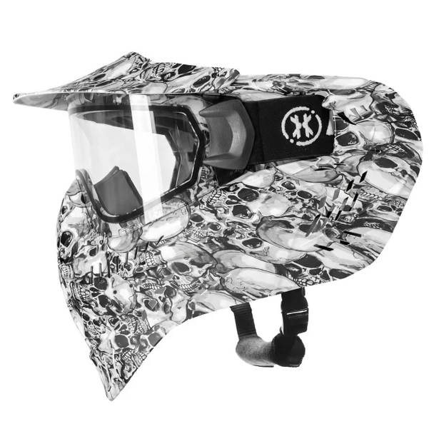 HK Army HSTL Thermal Paintball Mask in Skulls with clear dual-pane thermal lens