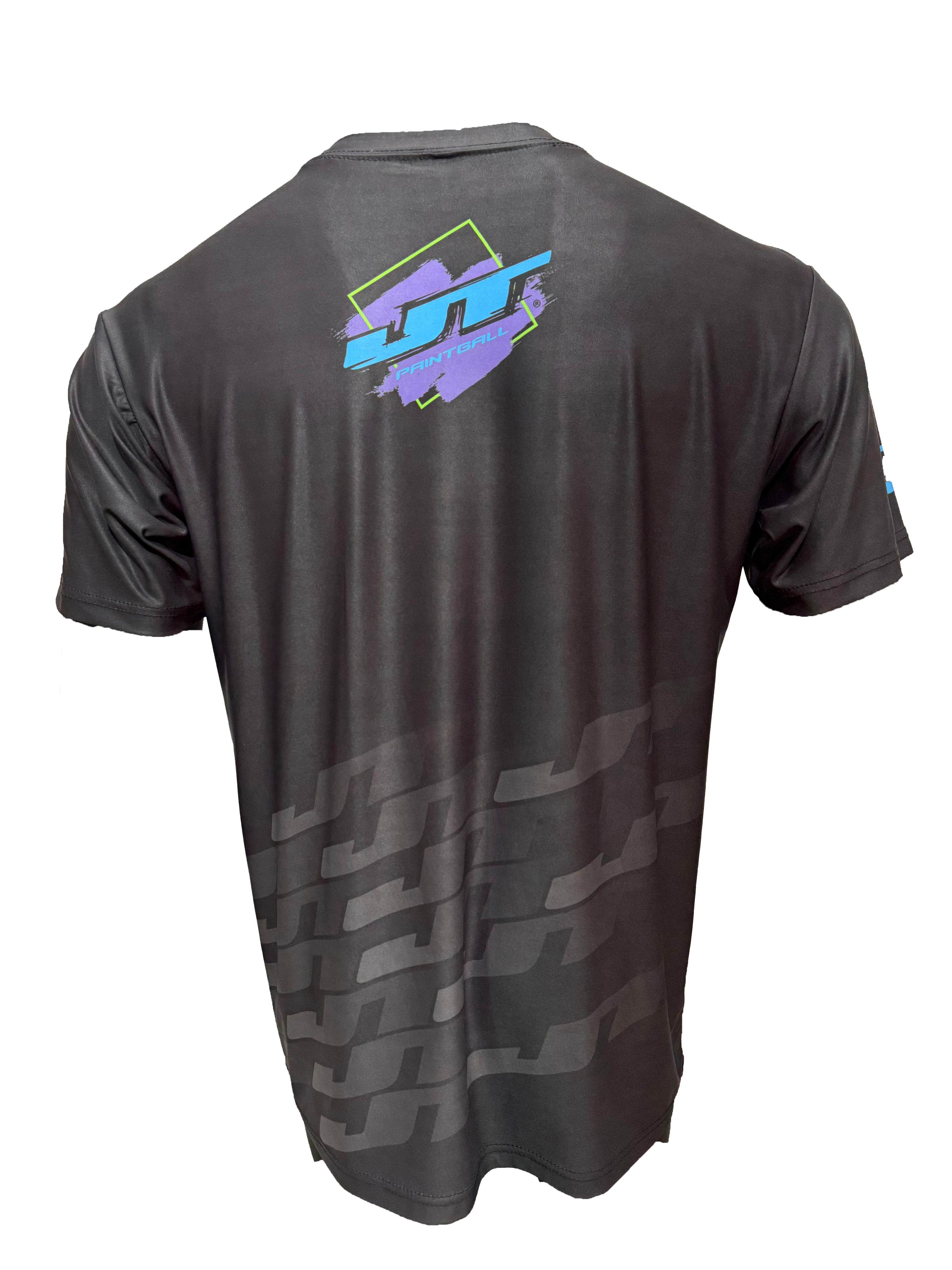 激レア JT Racing Paintball ゲームシャツ メキシコ メッシュ JT Stretchy Soft Paintball T-Shirt Teal/Purple | Badlands