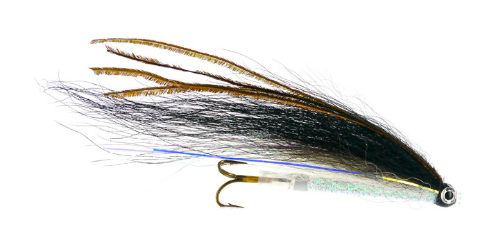 Sun Ray Shadow Scandi-White Tungsten Tube Salmon Fly