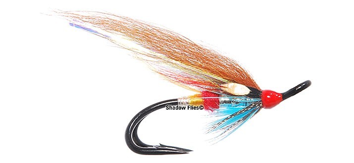 Mosca Salmon Flies Hairwing LEMON ORANGE Amo 4