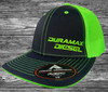 Duramax Diesel Fitted Hat (Black & Lime Green) Pacific Brand