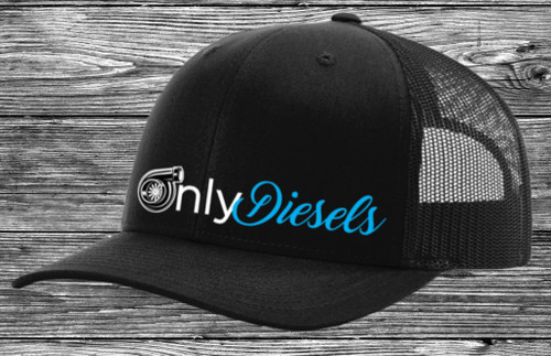 Only Diesels Hat (Black with black mesh)