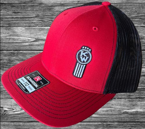 Kenworth Trucker Hat (Black and Red)
