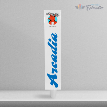 Arcadia 2 White Beer Tap Handle