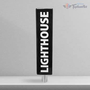 Lighthouse Beer Tap Handle White